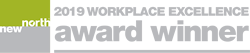 Image of New North 2019 Workplace Excellence logo